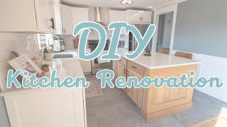 DIY Kitchen Renovation Time-lapse - Complete Renovation Start to Finish
