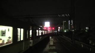 近鉄5820系+1252系1276編成準急大阪難波行き到着