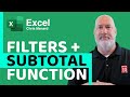 Excel Filters with the SUBTOTAL Function