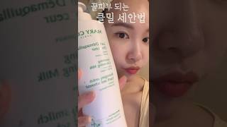 꿀피부🍯되는 클밀 세안법 | 마리꼬 클렌징밀크 | 좁쌀 트러블 없애기