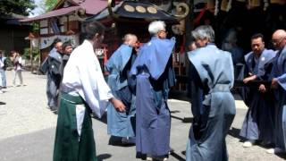 田島祇園祭　宮出の儀　「田出宇賀神社」