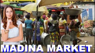 4K STREETS OF MADINA MARKET ACCRA