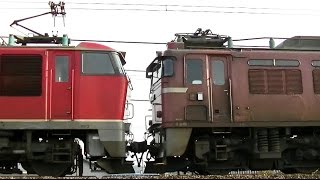 EF510-2+EF81748（無動力）の重連！　3097ﾚ　広島→新潟