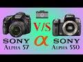 Sony Alpha 57 vs Sony Alpha 550