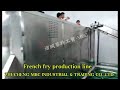 zhucheng mbc automatic industrial iqf frozen french fries potato chips production line frenchfries