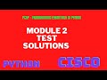 PCAP - Programming Essentials in Python Cisco || module 2 Test Answer|| Python Essentials 1
