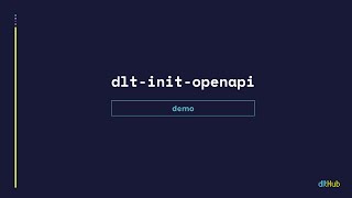 Convert APIs into datasets with dlt and OpenAPI