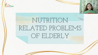 Nutritional concerns and dietary requirements of elderly