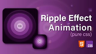 Level up your CSS skills with this AMAZING Ripple Animation!