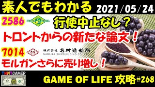 【明日上がる株】2586 フルッタフルッタ！行使中止なし！トロントからの新論文がMCC590に繋がる！7014 名村造船所！モルガンの空売り再浮上！【Money Game】#268