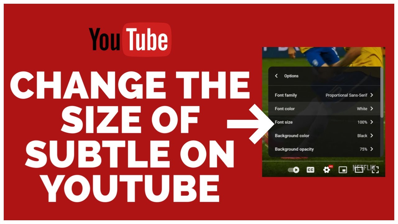 How To Change The Size Of Subtitle On YouTube | Change Subtitle Font ...