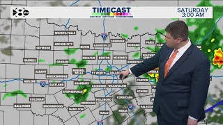 Storms Moving Through North Texas Latest Weekend Forecast