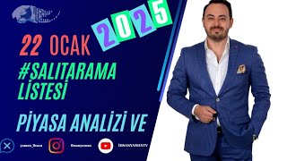 21 OCAK #SALITARAMALİSTESİ VE PİYASA ANALİZİ.#haftaliktaramalistesi #salitaramalistesi