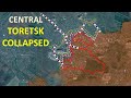 RUSSIA'S BIGGEST Breakthrough Central Toretsk Collapsed