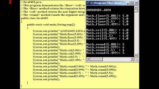 Java Tutorial 6 - Java's Built in Math Class