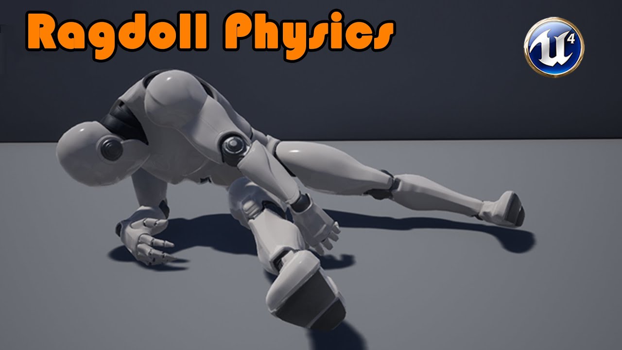 How To Create Ragdoll Physics Unreal Engine 4 Tutorial Youtube