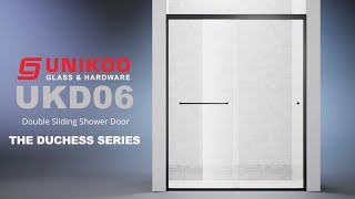 UNIKOO DUCHESS UKD06 Single Sliding Shower Door Installation Video