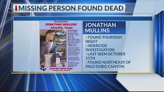 Body of missing 19-year-old found in Randall County