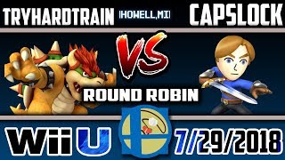 Crepes and Controllers 2: Try Hard Train (Bowser) vs cAPSLOCK (1111 Mii Swordfighter)