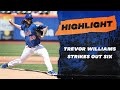 Trevor Williams Rings Up Six in Spot Start