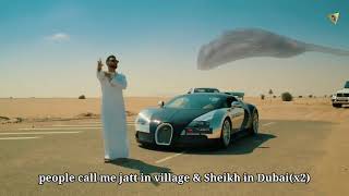 Sheikh Karan Aujla unofficial English subtitles music video
