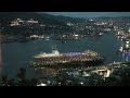 客船mein schiff 5（マイン　シフ5）夜の長崎港出港20230404