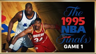 1995 NBA Finals Full Game 1 | Houston Rockets vs Orlando Magic