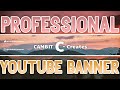 How to make an AWESOME YouTube banner EASILY in Photopea!