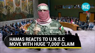 Hamas' First Response On UNSC's Gaza Ceasefire Push, After Israel Sends Defiant Message