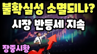 장중시황] 12/13 반등세 이어가는 시장 / 연기금 매수세 지속 / 낙폭과대주 중심 반등지속, 불확실성 소멸 기대감