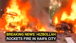 The Israeli city of Haifa, Now deserted after being hit by Hezbollah Rockets