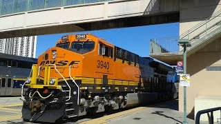 [HD] BNSF Tier 4 GEVO Leads the Coast Starlight,  Emeryville Sept 7 2015