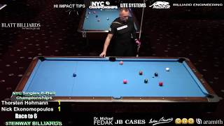 2019 NYC 8-Ball Championship - Thorsten Hohmann vs Nick Ekonomopoulos