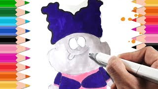 How To Draw and Coloring Pages Chowder - Draw Chowder - Learn Colors with Chowder