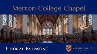 Choral Evensong - Thursday 28 April, 2022