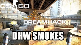 CSGO - DHW 2014 Overpass and Cbble smokes