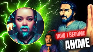 நண்பர்களே நான் Animeயாக மாறிட்டேன் - How I Become Anime #anime #animeedit #animeedits #ai #funny