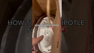 HOW TO GET CHIPOTLE FOR $1