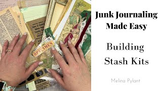 BUILD A STASH KIT WITH ME | JUNK JOURNALING MADE EASY #papercraft