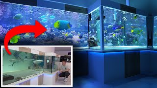 Changing 8000 Liter FRESHWATER into SALTWATER TANK *Aquarium XXXL*