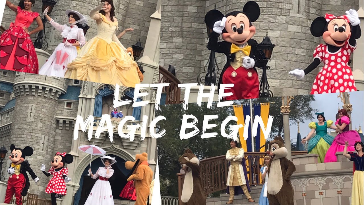 Let The Magic Begin Welcome Show - Magic Kingdom - Walt Disney World ...