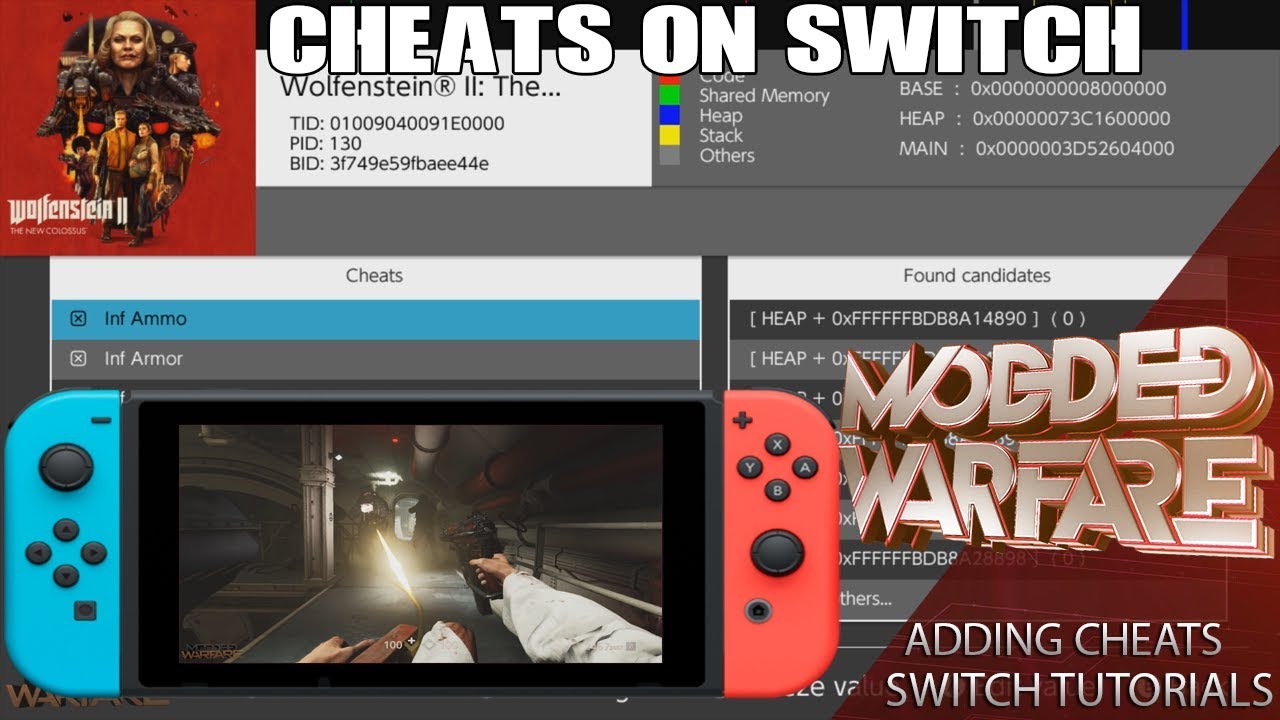 Switch Tutorials #5 Installing/Creating Cheats - YouTube