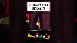 DEONTAY WILDER TOP KNOCKOUTS #fight #short  #tyson #boxing