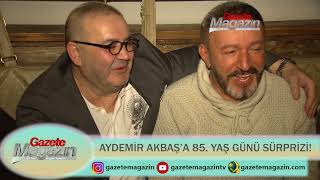 AYDEMİR AKBAŞ 85  YAŞ GÜNÜNDE GÖZYAŞLARINI TUTAMADI! MUSTAFA TOPALOĞLU ve ŞAFAK SEZER NELER SÖYLEDİ?