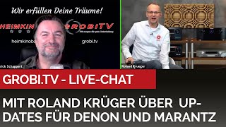 LiveChat mit Roland Krüger aus Anlaß des Software Updates für aktuelle Denon und Marantz Receiver