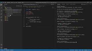 Midterm Part 2 SQL Statements using NodeJS, PostgreSQL and Visual Studio Code