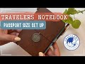 TRAVELERS NOTEBOOK PASSPORT SIZE SET UP  📔 | 2023 EDC #plannersetup #planner #travelersnotebook