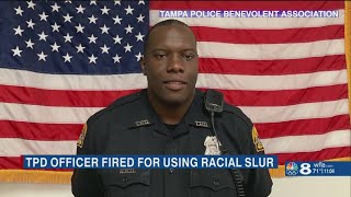 Tampa school resource officer fired after being caught on body cam using racial slurs, police chief