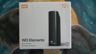 WD 12 TB External Hard Drive UNBOXING!