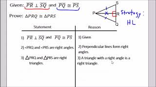HL Triangle Proof (avoiding common mistakes!) - Geometry